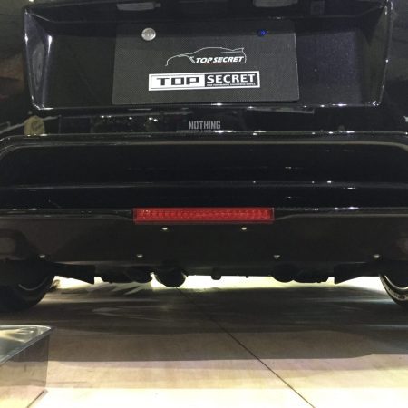 Top Secret Rear Under Bumper Diffuser (Carbon with Clear Coat) for 2009-11 Nissan GT-R (CBA) [R35]
