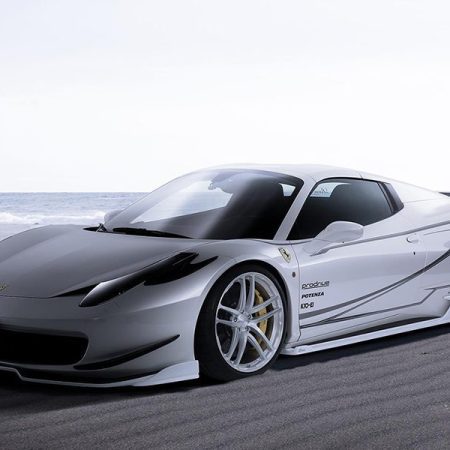 Rowen FRP World Platinum Front Spoiler for Ferrari 458 Italia [ABA-F142]