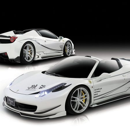Rowen World FRP+Carbon Platinum Front Spoiler for Ferrari 458 Italia [ABA-F142]