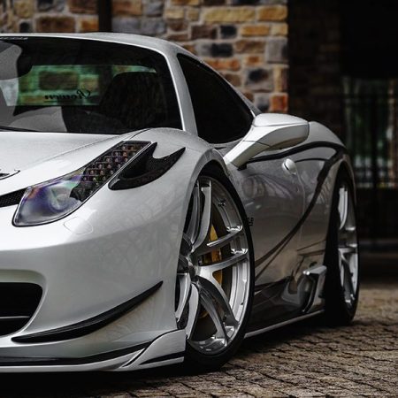 Rowen FRP+Carbon World Platinum Front Canard for Ferrari 458 Italia [ABA-F142]