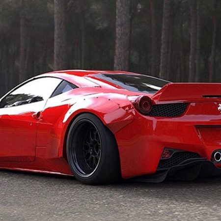SVR Carbon Fiber Ducktail Spoiler for Ferrari F458 Italia [ABA-F142]