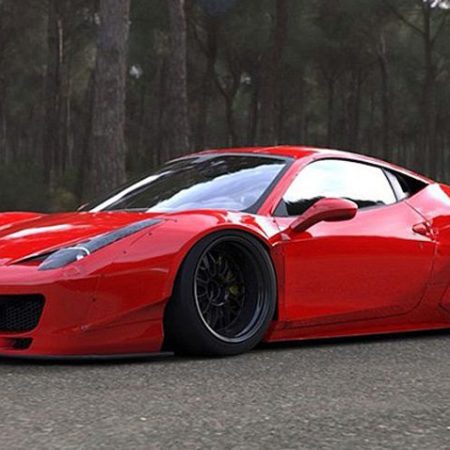 SVR FRP/Carbon Front Bumper (Lip Spoiler type) for Ferrari F458 Italia [ABA-F142]