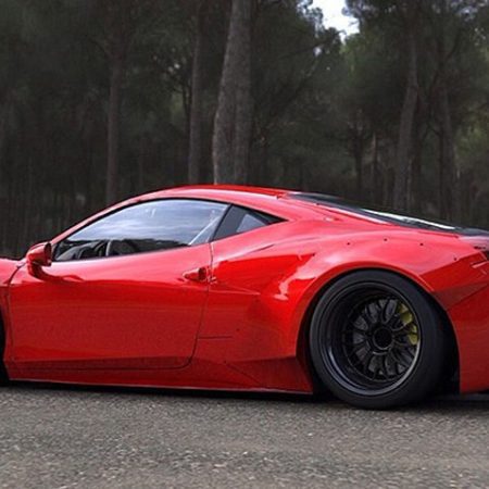 Super Veloce Racing Over Fenders (FRP) for Ferrari F458 Italia [ABA-F142]