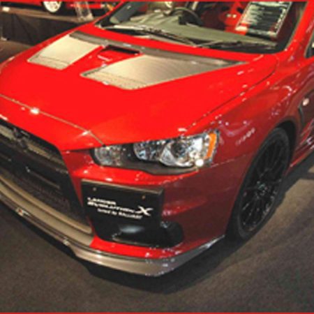 DISCONTINUED – Test & Service Sports Front Under Spoiler for 2007-16 Mitsubishi Evo X [CZ4A] RA651126P1 – DISCONTINUED