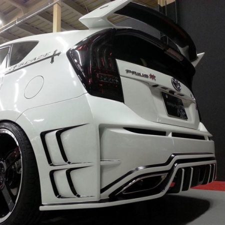 Tommy Kaira-Rowen Rear Bumper Ver. III (4 Pipe Muffler Specification), FRP