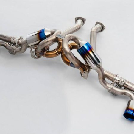 Rowen Blue Titanium Exhaust System for 2005-09 Ferrari F430 Spyder