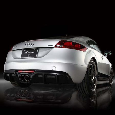 Rowen Diffuser + Center Muffler set (FRP, Carbon) for 2006-14 Audi TT [8J] FWD