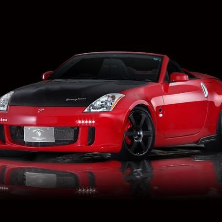 Rowen Front Bumper Spoiler with LED Spot Lamp for 2003-08 Nissan 350Z [Z33] 2N009A02