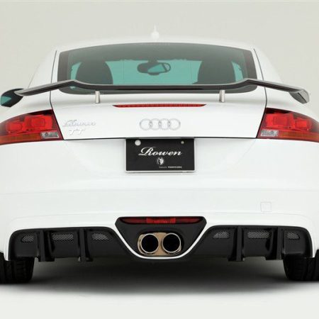 Rowen Rear Diffuser + Center Muffler set (FRP, Wet Carbon + FRP) for 2006-14 Audi TT [8J] 2.0T Quattro