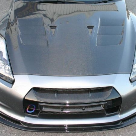 Top Secret Aero Vented Hood (FRP) for 2009-19 Nissan GT-R [R35]