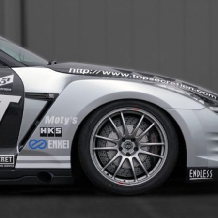 Top Secret Front Wide Fender Set (+20mm) (FRP) for 2009-19 Nissan GT-R [R35]