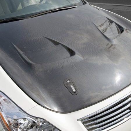 Top Secret G-Force Carbon Vented Aero Hood for 2007-16 Infiniti G37 [CPV36]