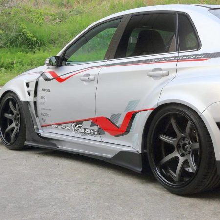 SIDE SKIRT Ver.2＋SIDE AIR PANELS for 2007-14 Subaru WRX Sedan [GVB] VASU-188/189