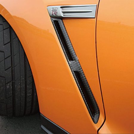 Zele Carbon Fiber Front Fender Vent Set for 2009-19 Nissan GT-R [R35]