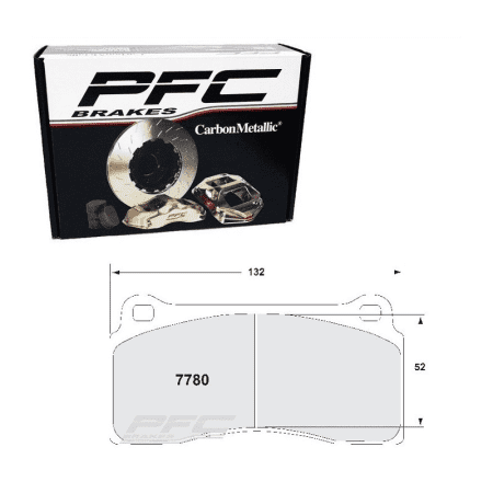 PFC Brakes Nissan GT-R35 (2009+) Performance/Track Day Rear Brake Pad Set