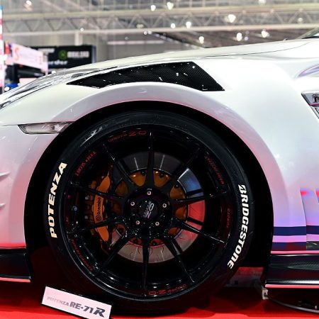 Top Secret Wide Front Fender for EBA R35 Nissan GT-R