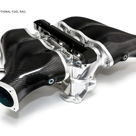 AMS Performance Carbon Fiber & Clear Intake Manifold w/ Standard Fuel Rail (6 injectors) for R35 Nissan GT-R [ALP.07.08.0101-1]