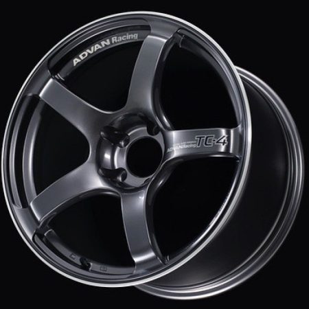 Advan Racing TC-4 Racing Gun Metallic & Ring Wheel (16×5.5 4-100 +38)