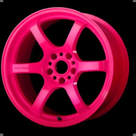 Gram Lights 57DR 17×9 +38 5-100 Luminous Pink Wheel