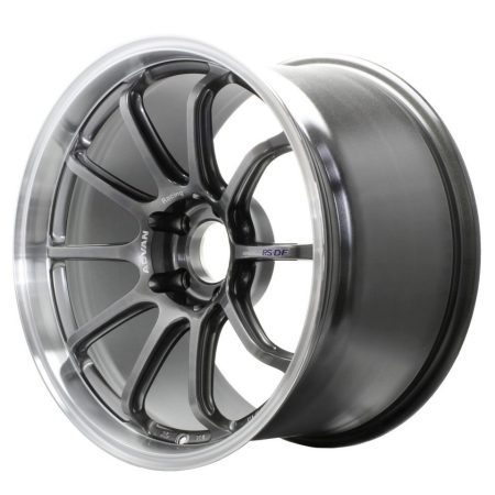 DISCONTINUED – Advan Racing RS-DF Progressive Machining & Racing Hyper Black Wheel (19×9.0 5-120 +53) – DISCONTINUED