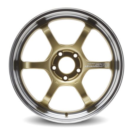 Advan Racing R6 Machining & Racing Brass Gold Wheel (18×10.5 5-114.3 +24)