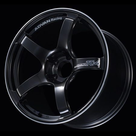 Advan Racing TC-4 Racing Black Gun Metallic &a Ring Wheel (17×9 5-114.3 +63)