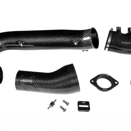 Eventuri Carbon Fiber Turbo Tube w/ V2 MAF Tube for FK8 Honda Civic Type R