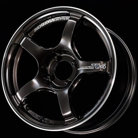 Advan Racing TC-4 Black Gun Metallic & Ring Wheel (16×7.5 4-100 +40)