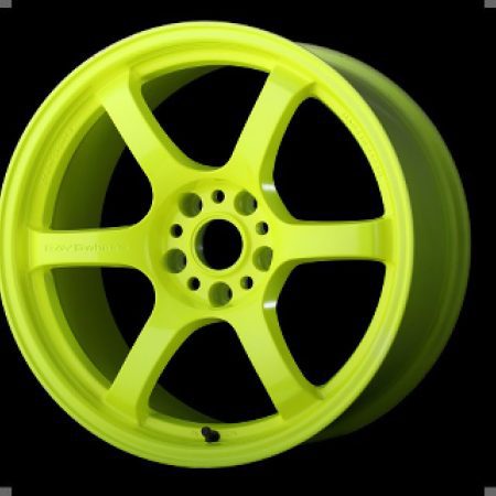 Gram Lights 57DR 18×9.5 +38 5-100 Luminous Yellow Wheel