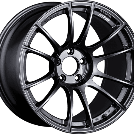 SSR GTX04 18×10.5 5×114.3 15mm Offset Dark Gunmetal Wheel