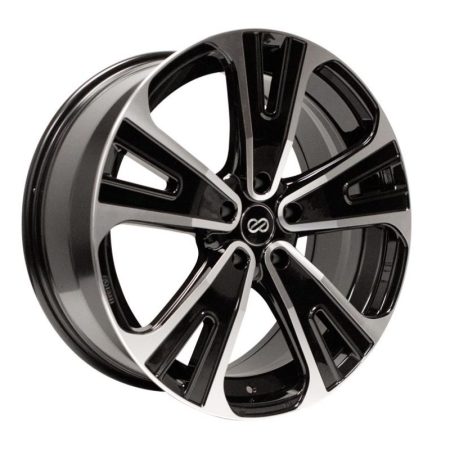 Enkei Universal SVX Truck & SUV 18×8 40mm Offset 5×114.3 Bolt 72.6mm Bore Black Machined Wheel