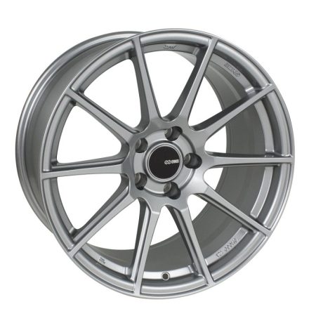 Enkei TS10 18×9.5 35mm Offset 5×114.3 Bolt Pattern 72.6mm Bore Dia Grey Wheel