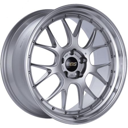 BBS LM-R Diamond Silver Center Diamond Cut Lip Wheel (21×10 5-120 +35)