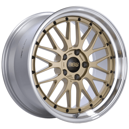 BBS LM Gold Center / Diamond Cut Lip Wheel (19×10 5×120 +25)