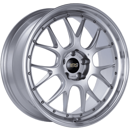 BBS LM-R Diamond Silver Center Diamond Cut Lip Wheel (21×9 5-120 +32)
