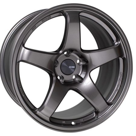 Enkei PF05 17×9.5 12mm Offset 5×114.3 75mm Bore Dark Silver Wheel