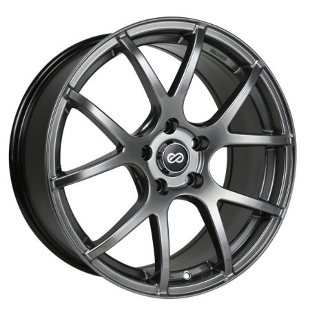 Enkei M52 18×8 40mm Offset 5×110 Bolt Pattern 72.6mm Bore Dia Hyper Black Wheel