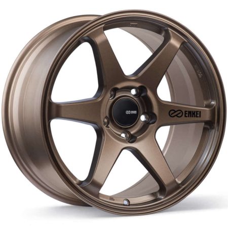 Enkei T6R 18×8.5 38mm Offset 5×114.3 Bolt Pattern 72.6 Bore Matte Bronze Wheel