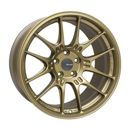 Enkei GTC02 18×10 5×112 32mm Offset 66.5mm Bore Titanium Gold Wheel