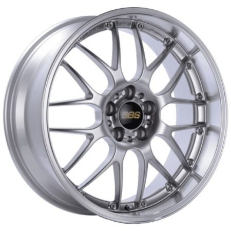 BBS RS-GT Diamond Silver Center / Diamond Cut Lip Wheel (19×8.5 5×112 +30)
