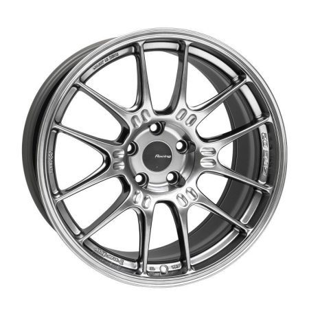 Enkei GTC02 18×9 5×112 25mm Offset 66.5mm Bore Hyper Silver Wheel