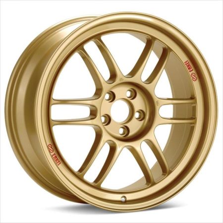 Enkei RPF1 18×9.5 5×114.3 38mm Offset 73mm Bore Gold Wheel *Special Order Minimum Order of 40*