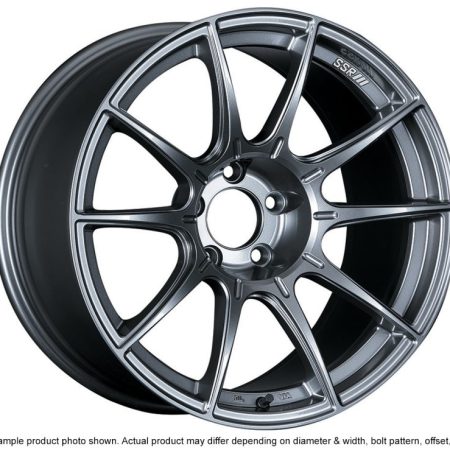 SSR GTX01 18×10.5 5×114.3 22mm Offset Dark Silver Wheel G35 / 350z / 370z