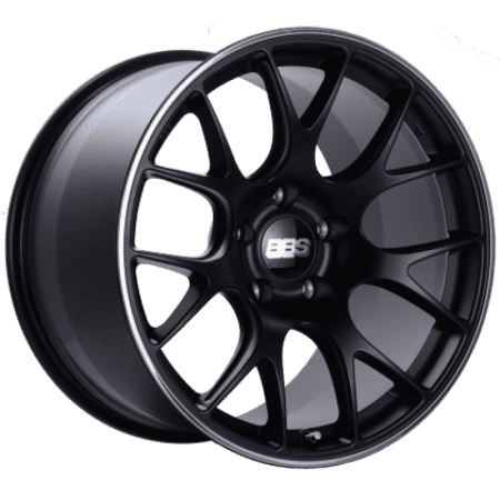 BBS CH-R Satin Black Polished Rim Protector Wheel (19×9.5 5×112 +35)
