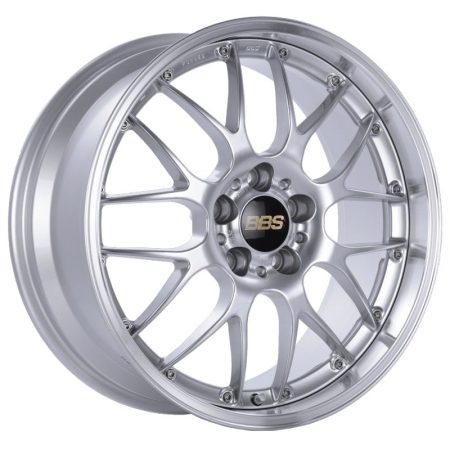 BBS RS-GT Diamond Silver Center / Diamond Cut Lip Wheel (19×8.5 5×120 +35)