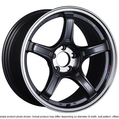 SSR GTX03 18×10.5 5×114.3 22mm Offset Black Graphite Wheel