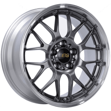BBS RS-GT Diamond Black Center Diamond Cut Lip Wheel (20×8.5 5-114.3 +43)
