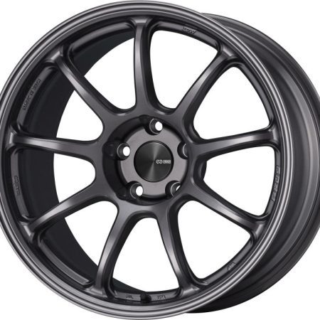 Enkei PF09 18×9.5 5×114.3 27mm Offset 75mm Bore Dark Silver Wheel