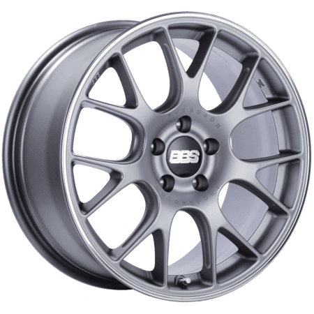 BBS CH-R Satin Titanium Polished Rim Protector Wheel (18×8.5 5×112 +38)
