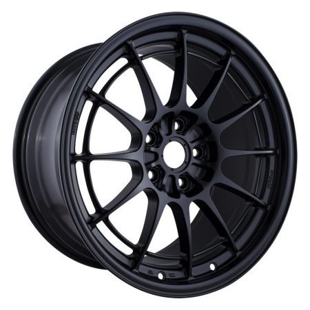 Enkei NT03+M 18×9.5 5×114.3 40mm Offset 72.6mm Bore Black Wheel G35/350Z *MOQ 40 Wheels*